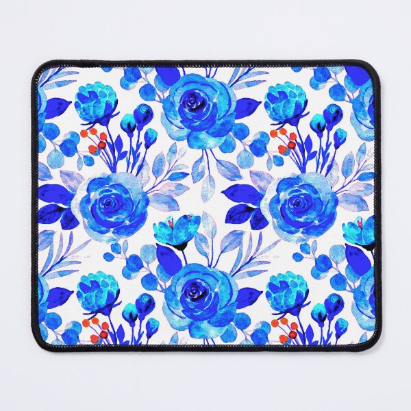 Item preview, Blue Rose Pattern designed and sold by ViaARTfactory.
