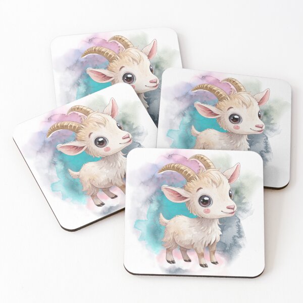 Item preview, Adorably Baby Goat in Dreamy Colors designed and sold by Angellacelin.
