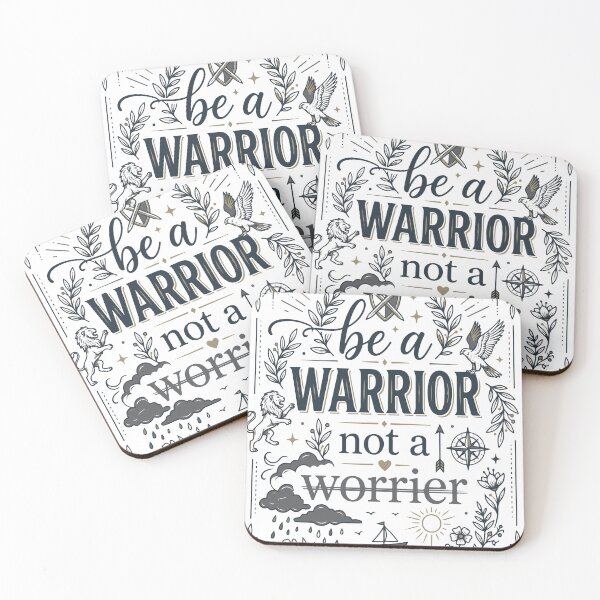 Item preview, be a warrior not worrier designed and sold by ManikRaja.