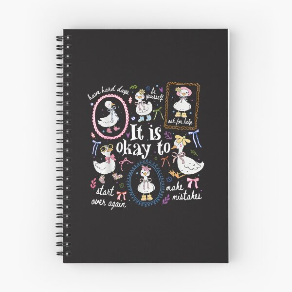 Item preview, It's Okay to Make Mistakes Motivational Goose Teacher School Counselor Design designed and sold by kiralynstration.