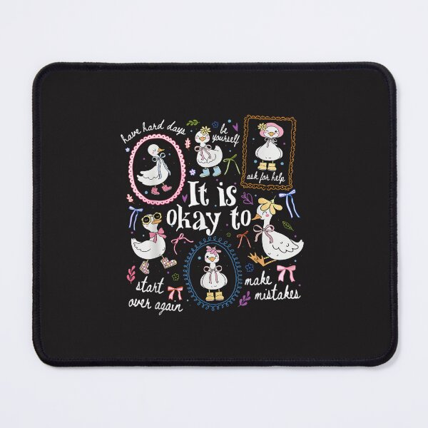Item preview, It's Okay to Make Mistakes Motivational Goose Teacher School Counselor Design designed and sold by kiralynstration.