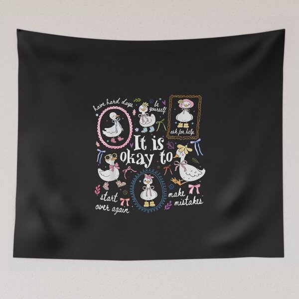 Item preview, It's Okay to Make Mistakes Motivational Goose Teacher School Counselor Design designed and sold by kiralynstration.