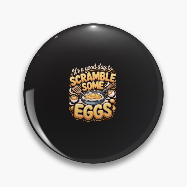 Item preview, It's a Good Day to Scramble Some Eggs Funny Breakfast Cooking Design designed and sold by kiralynstration.