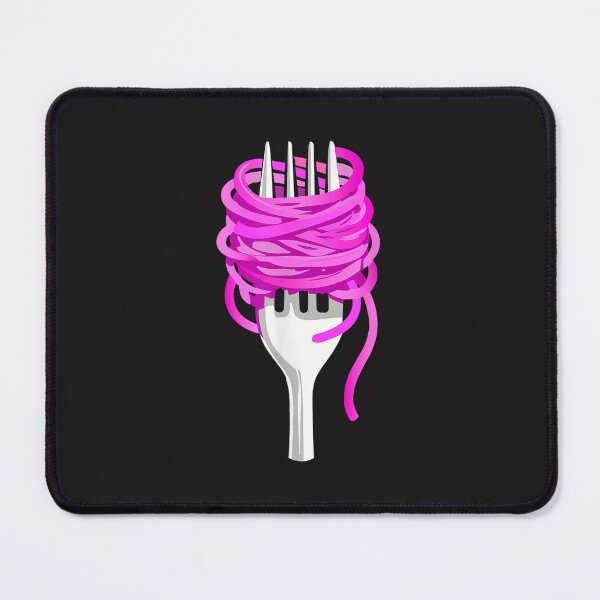 Item preview, Pink Spaghetti Fork Minimalist Pasta Lover Italian Food Graphic designed and sold by kiralynstration.