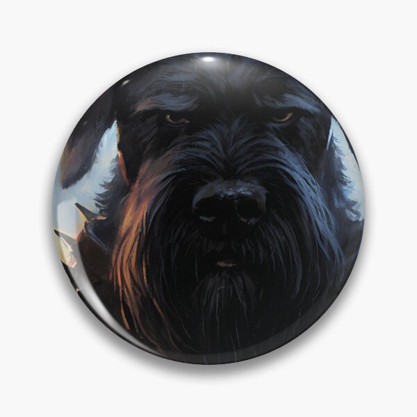 Item preview, Dark Giant Schnauzer Warrior Portrait, Medieval Fantasy Guardian, Gothic Battle Dog, Epic Canine Knight Art designed and sold by cr6zym1nd.