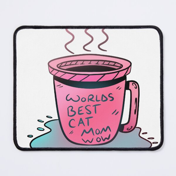 Item preview, World's best cat mom designed and sold by Squarebubbles.