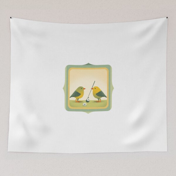 Item preview, Little Birds Golf Together designed and sold by mellow-koko.