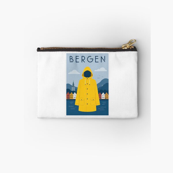 Item preview, Bergen Yellow Raincoat Travel Poster designed and sold by Beyond Destinations.