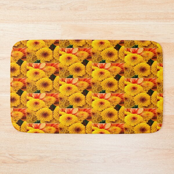 Item preview, Golden Yellow Chrysanthemum and Orange Gerbera Bouquet designed and sold by BalkanBloom.