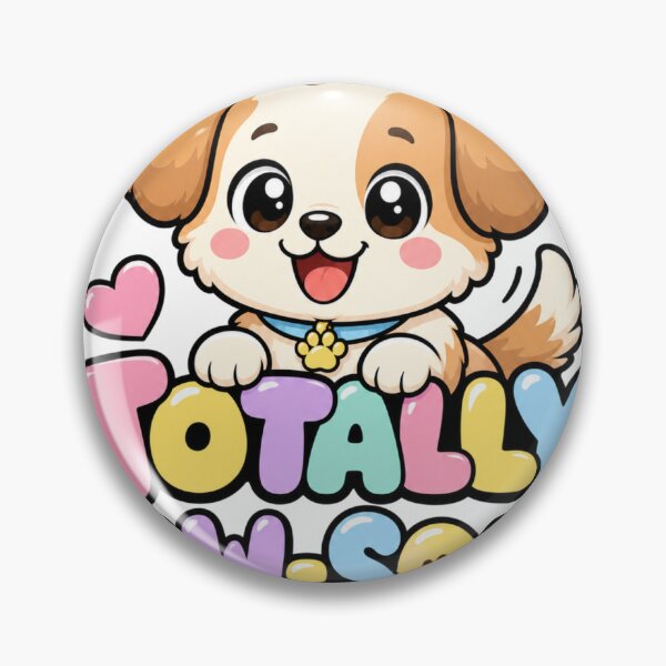 Item preview, Totally adorable cute kawaii dog puppy designed and sold by BoosterShop.