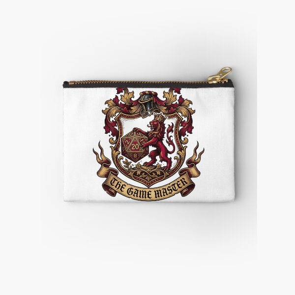 Item preview, Regal Game Master Crest Lion Rampant Medieval TTRPG Heraldry designed and sold by WorldShop17.