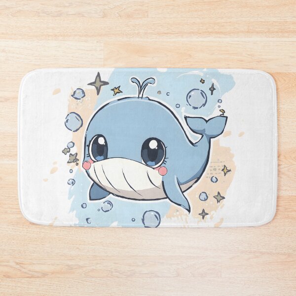 Item preview, Cute Baby Whale Sticker | Kawaii Whale Illustration | Adorable Ocean Animal Art | Marine Life Gift designed and sold by dreamz-world.