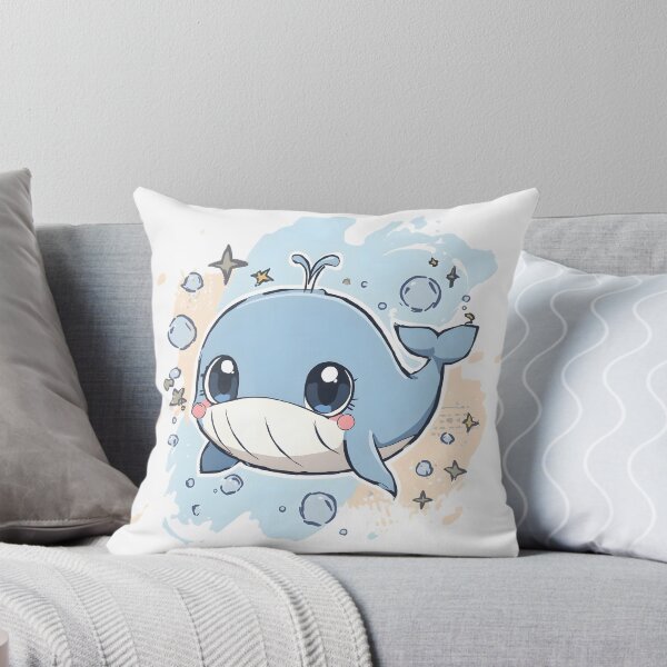 Item preview, Cute Baby Whale Sticker | Kawaii Whale Illustration | Adorable Ocean Animal Art | Marine Life Gift designed and sold by dreamz-world.