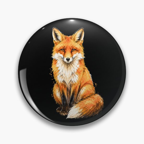 Item preview, Minimal Red Fox Watercolor | Hand Drawn Wildlife Illustration designed and sold by ColorSplash123.