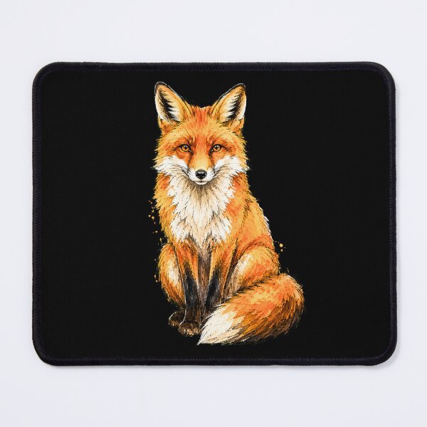 Item preview, Minimal Red Fox Watercolor | Hand Drawn Wildlife Illustration designed and sold by ColorSplash123.