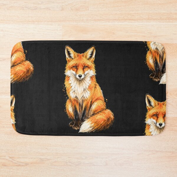 Item preview, Minimal Red Fox Watercolor | Hand Drawn Wildlife Illustration designed and sold by ColorSplash123.