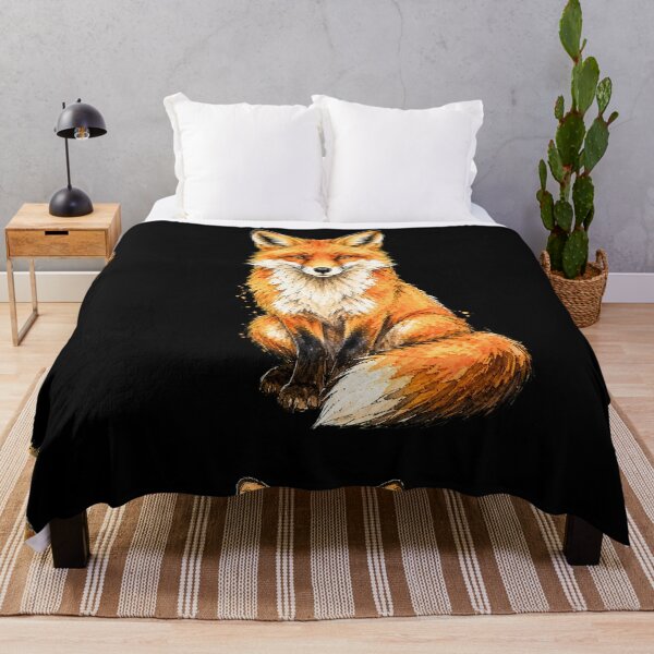 Item preview, Minimal Red Fox Watercolor | Hand Drawn Wildlife Illustration designed and sold by ColorSplash123.