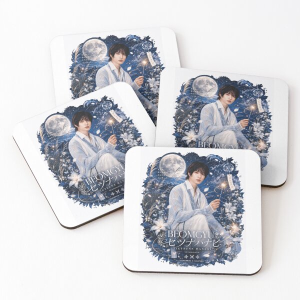 Item preview, TXT Beomgyu Setsuna Hanabi poster with moonlit sky background designed and sold by Valeree Store.