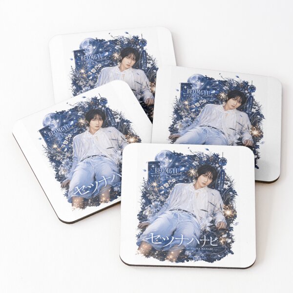 Item preview, TXT Beomgyu Setsuna Hanabi sparkler sticker with moon and flowers designed and sold by Valeree Store.