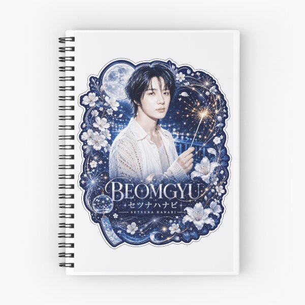 Item preview, TXT Beomgyu Setsuna Hanabi holding sparkler under starry sky designed and sold by Valeree Store.