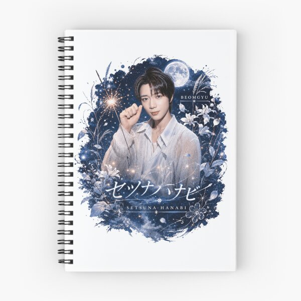 Item preview, Beomgyu TXT Setsuna Hanabi full moon and fireworks aesthetic art designed and sold by Valeree Store.