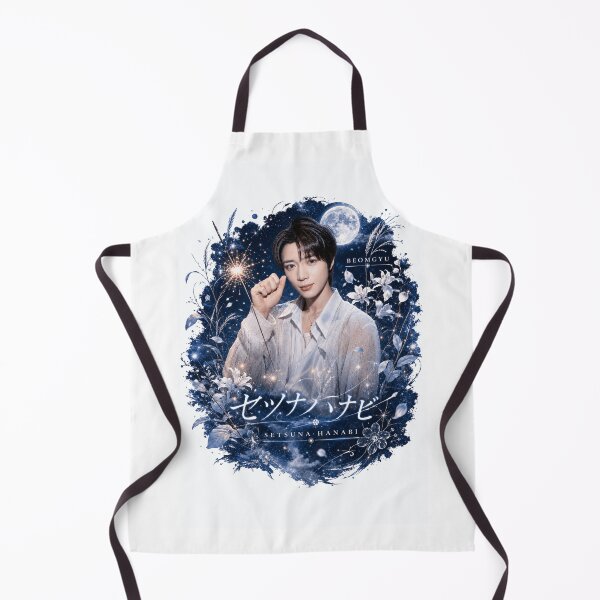 Item preview, Beomgyu TXT Setsuna Hanabi full moon and fireworks aesthetic art designed and sold by Valeree Store.