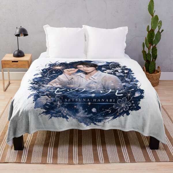 Item preview, Beomgyu TXT Setsuna Hanabi full moon and fireworks aesthetic art designed and sold by Valeree Store.