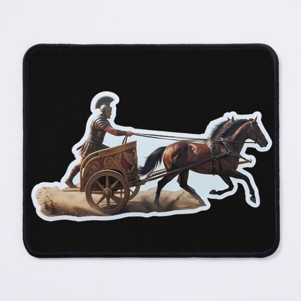 Item preview, Roman Chariot - Warrior - Ancient History Art designed and sold by JMAVILA ART.