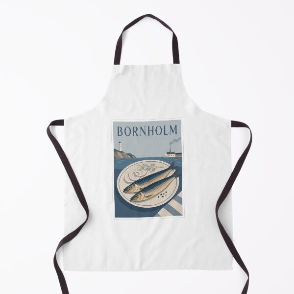 Item preview, Bornholm Smoked Herring Travel Poster designed and sold by Beyond Destinations.