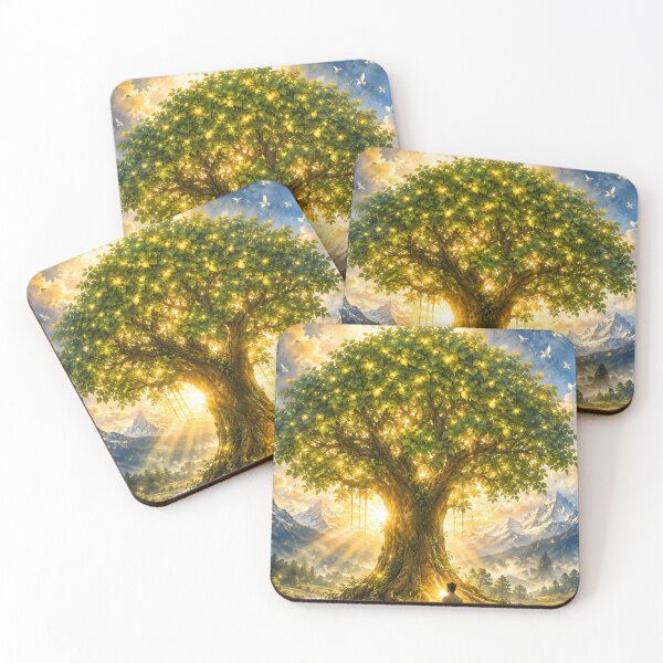 Item preview, Kalpavriksha Manifestation Tree Art designed and sold by hutofdesigns.