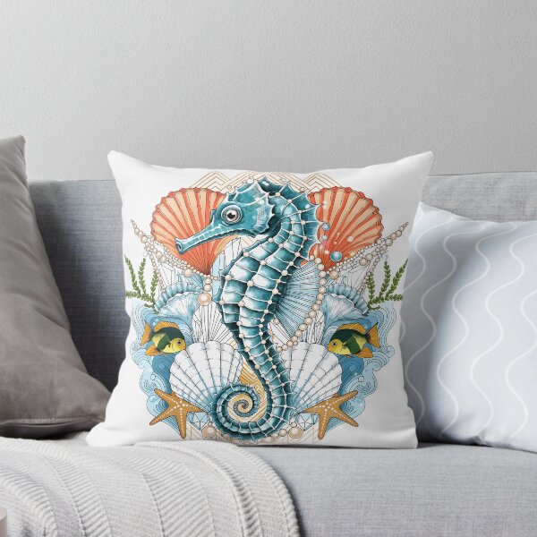 Item preview, Art Deco Kingdom of the Seahorse designed and sold by Neural-canvas.