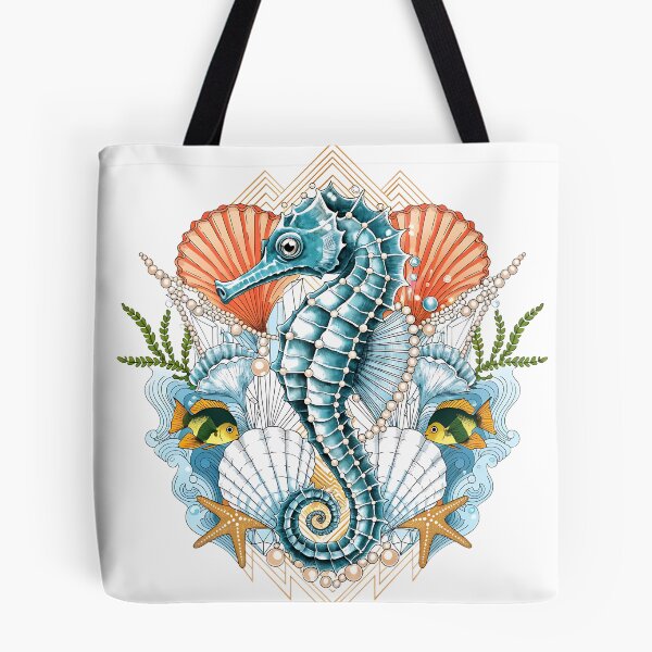 Item preview, Art Deco Kingdom of the Seahorse designed and sold by Neural-canvas.