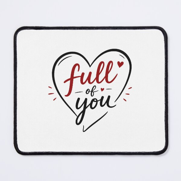 Item preview, Heart Full of You | Minimal Romantic Love Quote | Cute Couple Heart Design designed and sold by Lovestickerco.