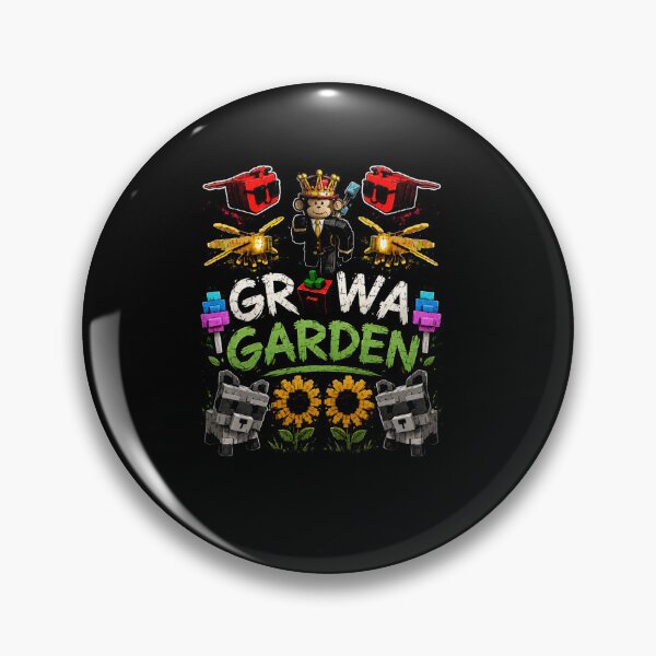 Item preview, Grow A Garden Funny Gaming Inspired Gardening Theme Vintage Style Design designed and sold by msaloyach.