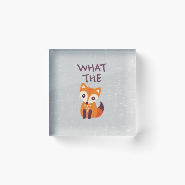 Item preview, What the Fox by Daisy Beatrice designed and sold by Daisy Beatrice.