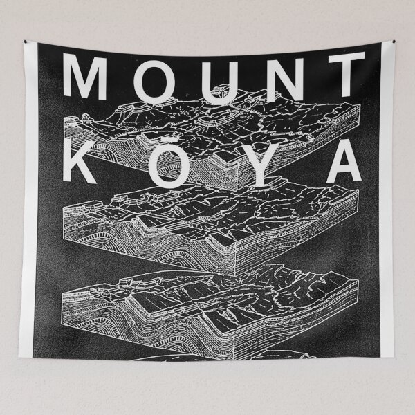 Item preview, Minimalist Mountain Topography Layered Map designed and sold by colinterrell.