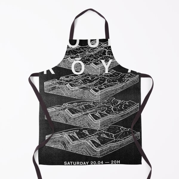 Item preview, Minimalist Mountain Topography Layered Map designed and sold by colinterrell.