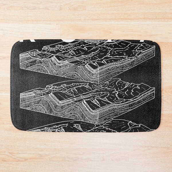 Item preview, Minimalist Mountain Topography Layered Map designed and sold by colinterrell.