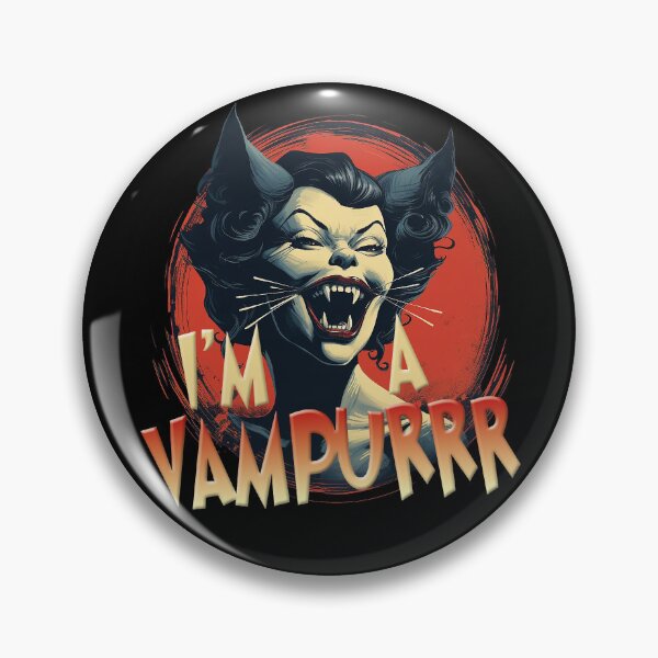 Item preview, I'm a Vampurr, vampire cat lady halloween designed and sold by themoniae.