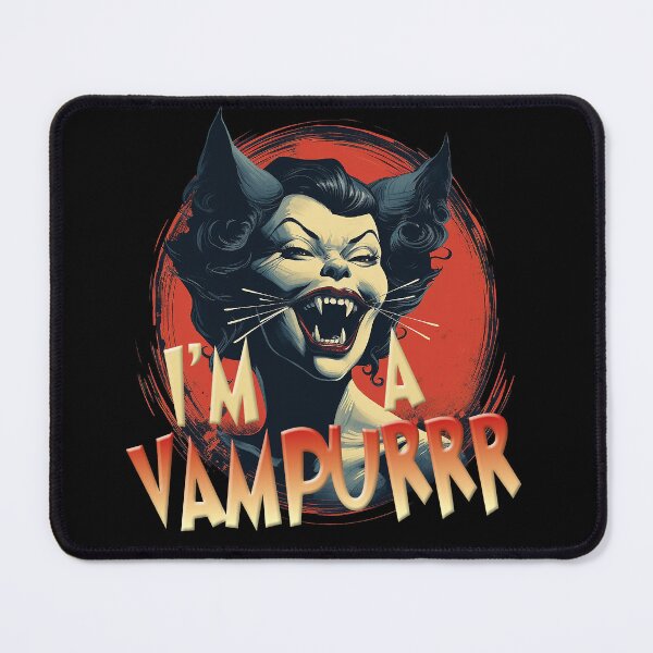 Item preview, I'm a Vampurr, vampire cat lady halloween designed and sold by themoniae.