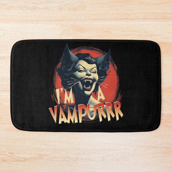 Item preview, I'm a Vampurr, vampire cat lady halloween designed and sold by themoniae.