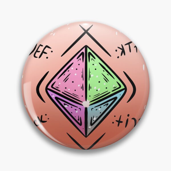 Item preview, Soquarky badge diamond designed and sold by Squarebubbles.