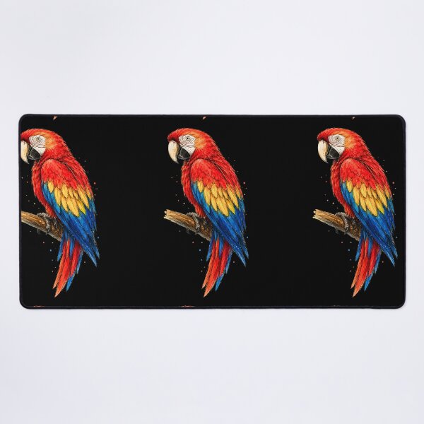 Item preview, Minimal Scarlet Macaw Watercolor | Hand Drawn Tropical Bird Illustration designed and sold by ColorSplash123.