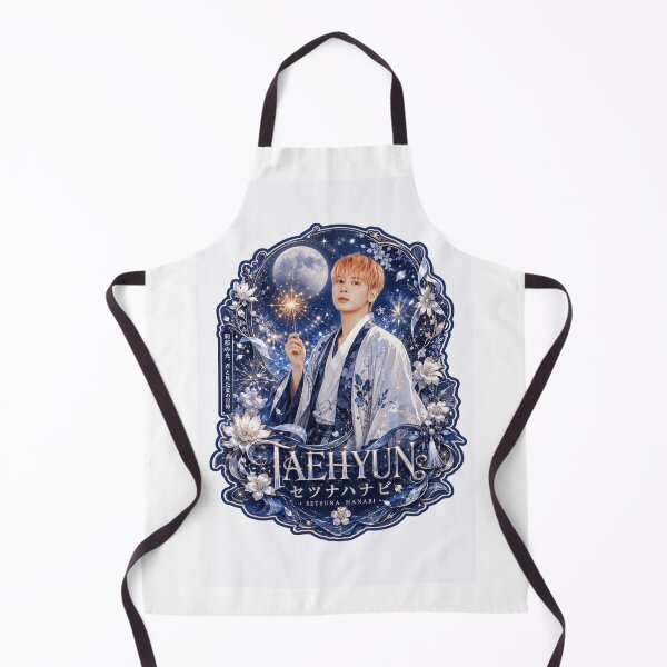 Item preview, TXT Taehyun Setsuna Hanabi poster with starry full moon night designed and sold by Valeree Store.