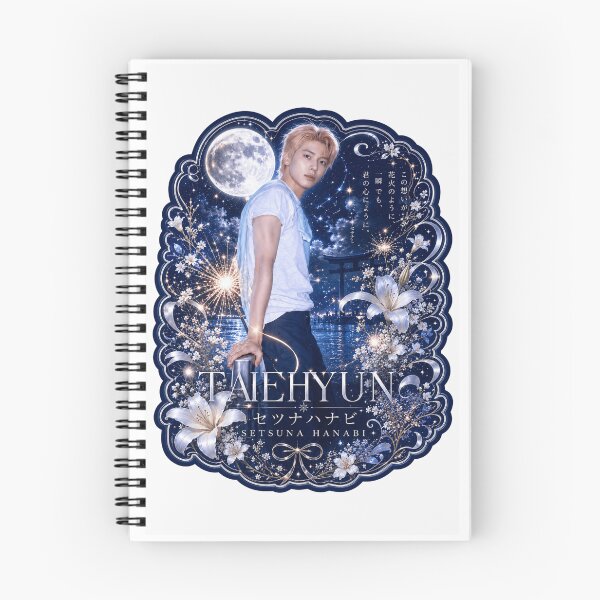Item preview, TXT Taehyun Setsuna Hanabi glowing sparkler under starry moon sky designed and sold by Valeree Store.