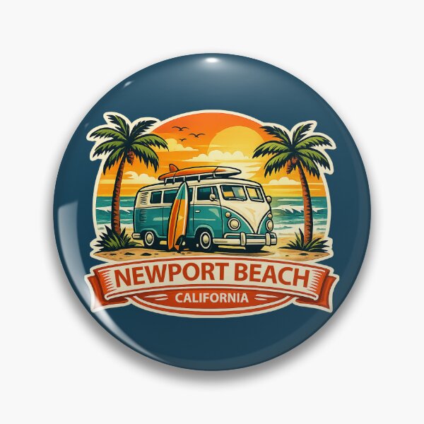 Item preview, Newport Beach California Surf Van designed and sold by getpressedshirt.