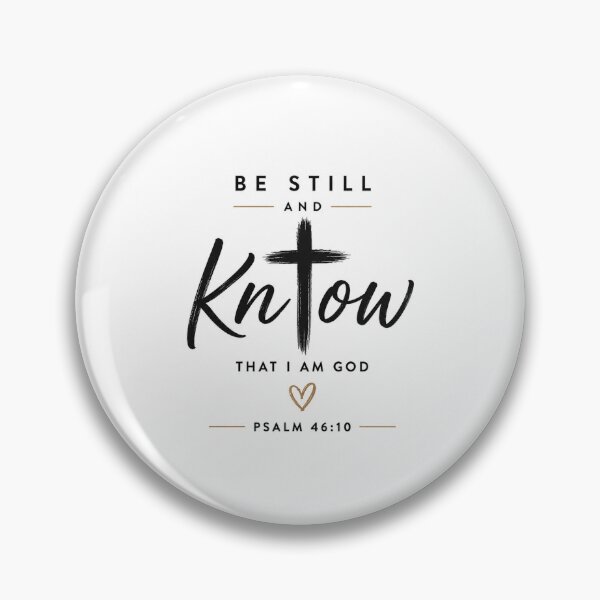 Item preview, Be still and knwo that I am god  bible verse designed and sold by HappyHue Studio.