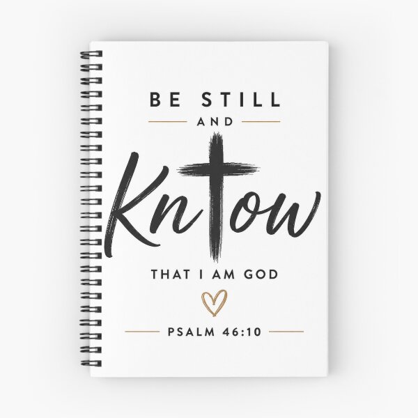 Item preview, Be still and knwo that I am god  bible verse designed and sold by HappyHue Studio.