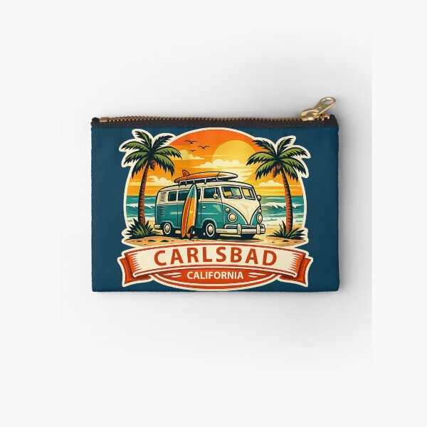 Item preview, Carlsbad California Beach Surf Van designed and sold by getpressedshirt.