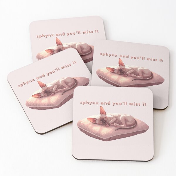 Item preview, Sphynx and You’ll Miss It designed and sold by TeeHee Puns.